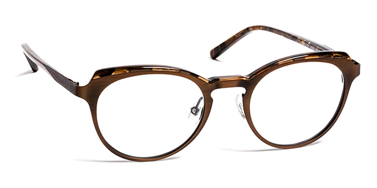 J.F. Rey® JF2791 JR JF2791 9590 48 - 9590 Brushed Brown/Brown Demi Eyeglasses