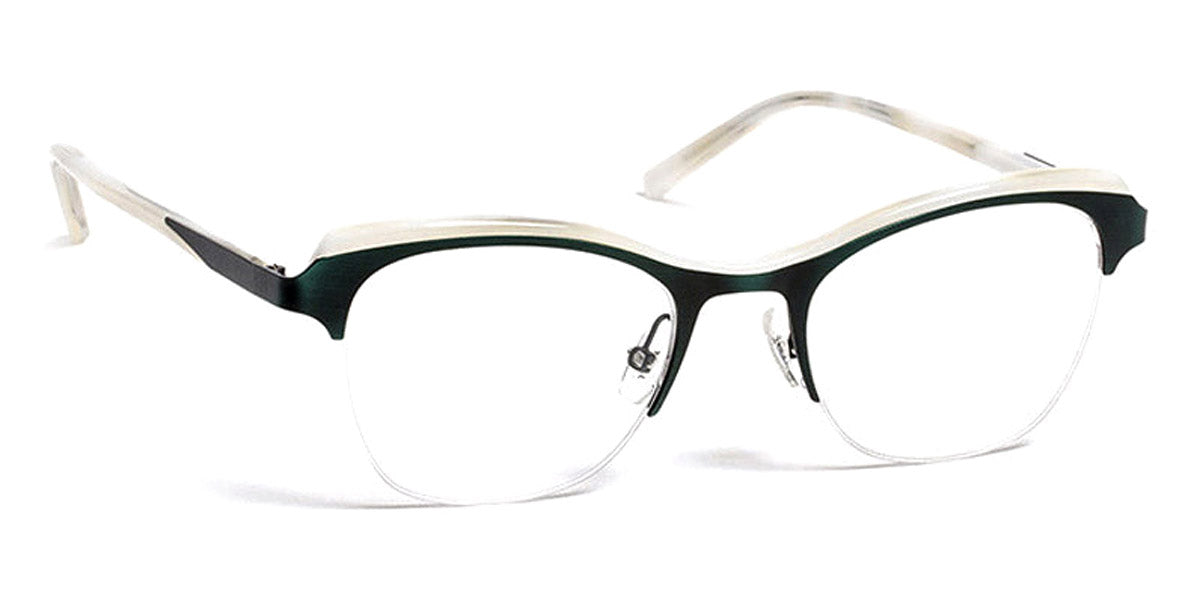 J.F. Rey® JF2793 JR JF2793 4512 49 - 4512 Brushed Green/Cream Eyeglasses