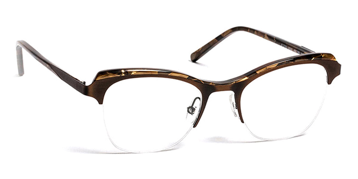 J.F. Rey® JF2793 JR JF2793 9590 49 - 9590 Brushed Brown/Nice Brown Eyeglasses