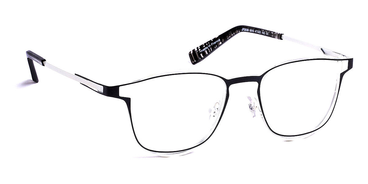 J.F. Rey® JF2808 JR JF2808 0010 47 - 0010 Black/White Eyeglasses