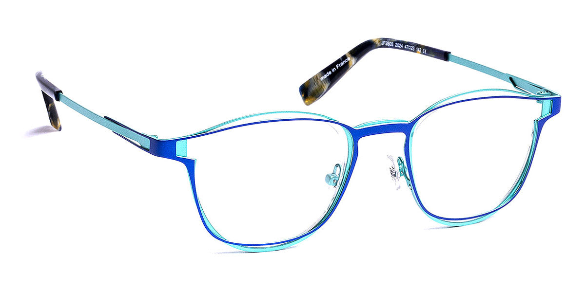 J.F. Rey® JF2808 JR JF2808 2024 47 - 2024 Blue/Turquoise Eyeglasses