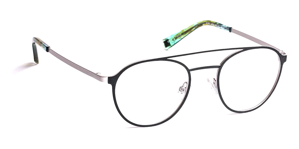 J.F. Rey® JF2821 JR JF2821 4013 48 - 4013 Green/Silver Eyeglasses