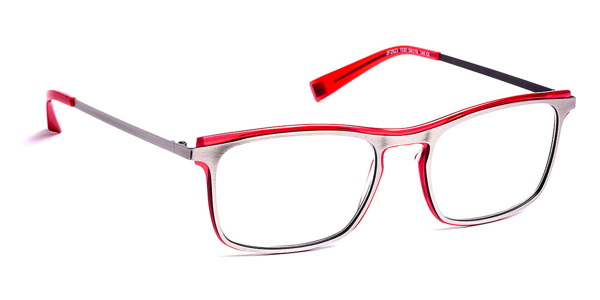 J.F. Rey® JF2823 JR JF2823 1030 54 - 1030 Antic Silver/Red Eyeglasses