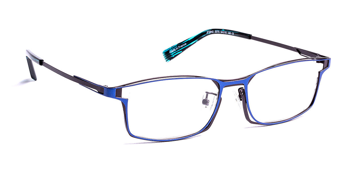 J.F. Rey® JF2842 JR JF2842 2075 54 - 2075 Blue/Plum Eyeglasses