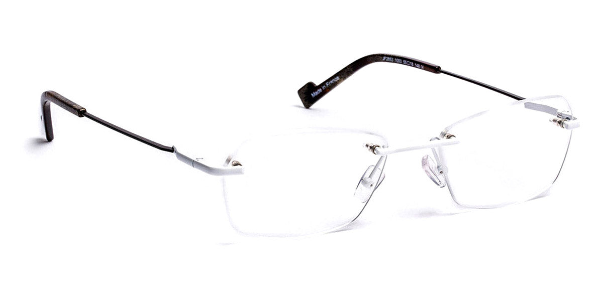 J.F. Rey® JF2853 JR JF2853 1000 55 - 1000 White/Black Eyeglasses