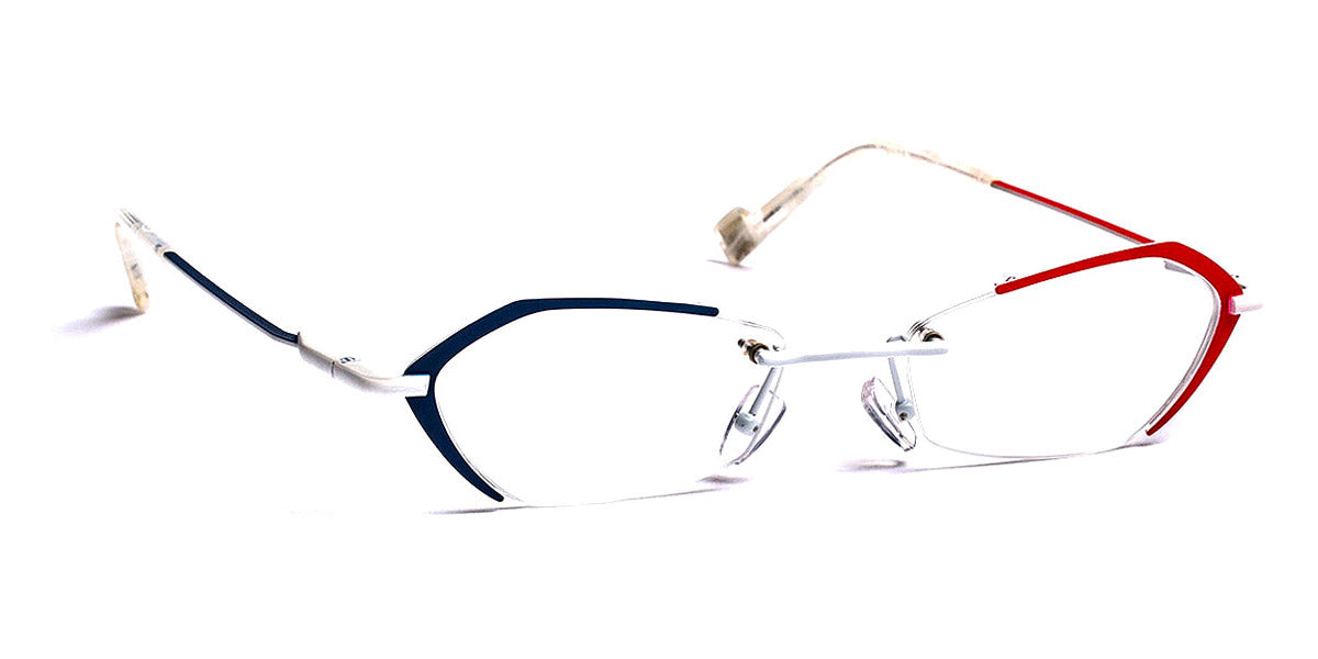 J.F. Rey® JF2854 JR JF2854 2030 53 - 2030 Blue/White/Red Eyeglasses