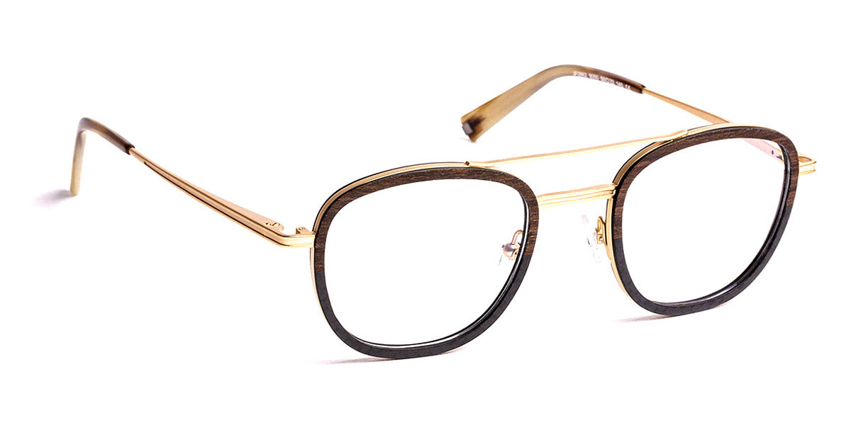 J.F. Rey® JF2862 JR JF2862 9050 50 - 9050 Wood/Carbon/Gold Eyeglasses