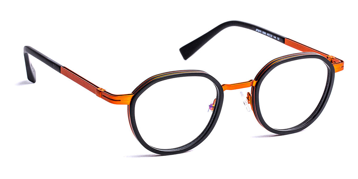 J.F. Rey® JF2876 JR JF2876 0060 49 - 0060 Matte Black/Orange Eyeglasses