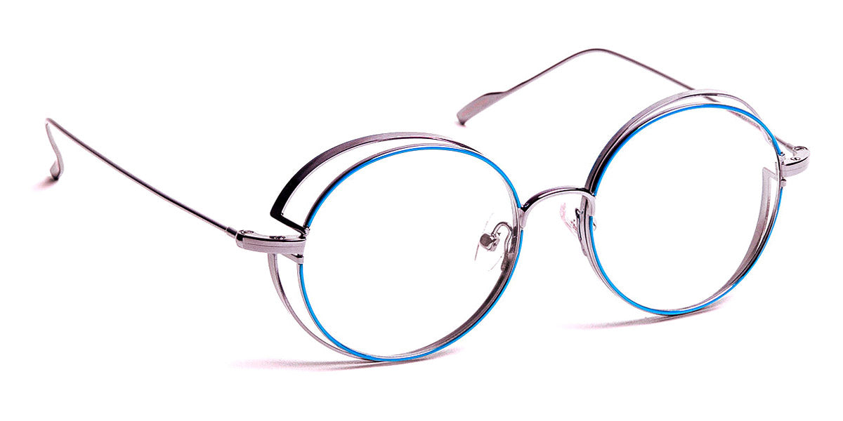 J.F. Rey® JF2884 JR JF2884 2005 48 - 2005 Blue/Shiny Ruthenium Eyeglasses