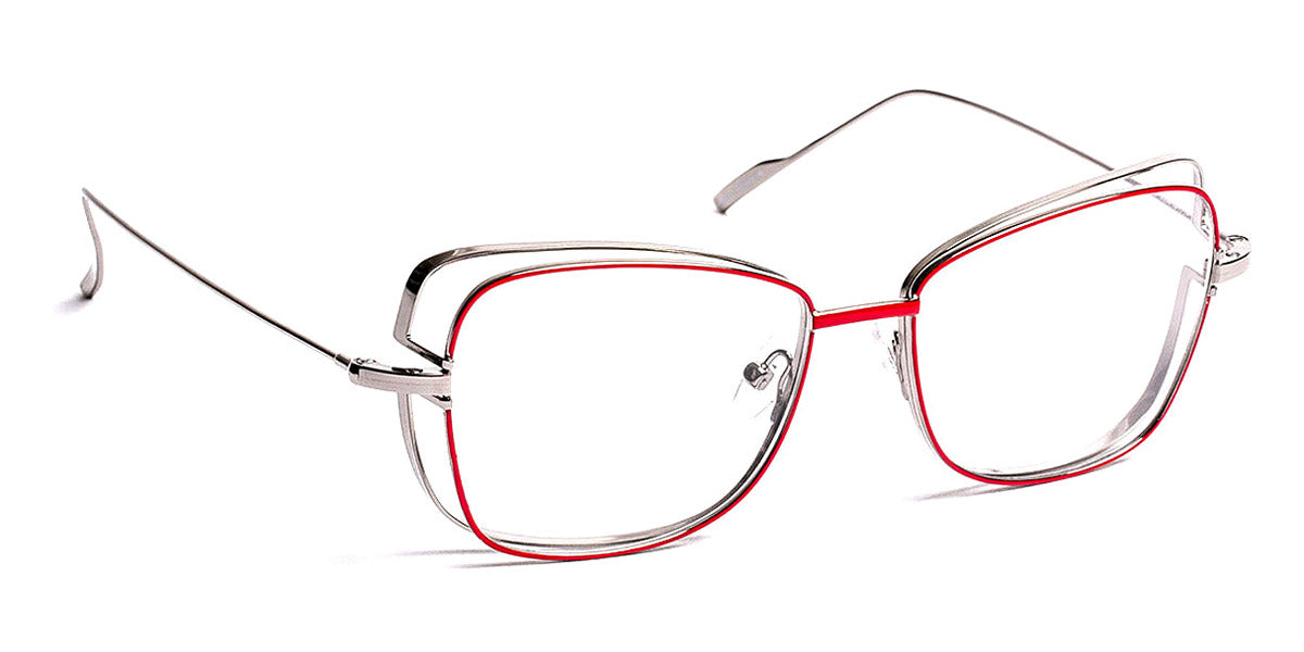 J.F. Rey® JF2886 JR JF2886 3505 53 - 3505 Strawberry/Shiny Ruthenium Eyeglasses