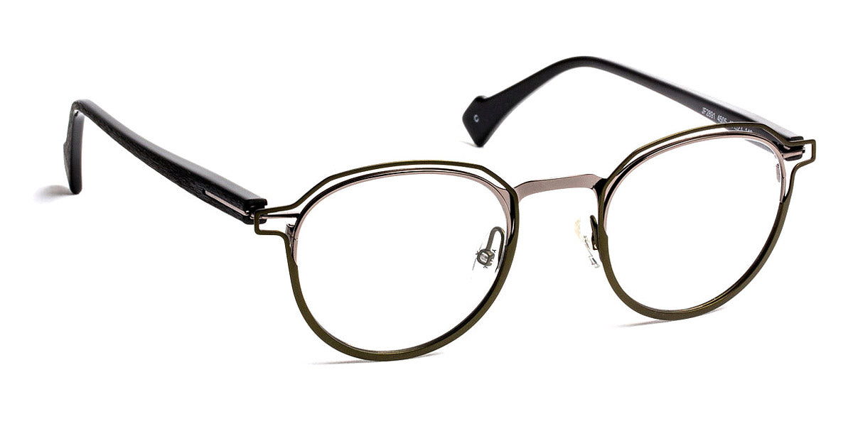 J.F. Rey® JF2891 JR JF2891 4505 47 - 4505 Khaki/Shiny Gunmetal Eyeglasses