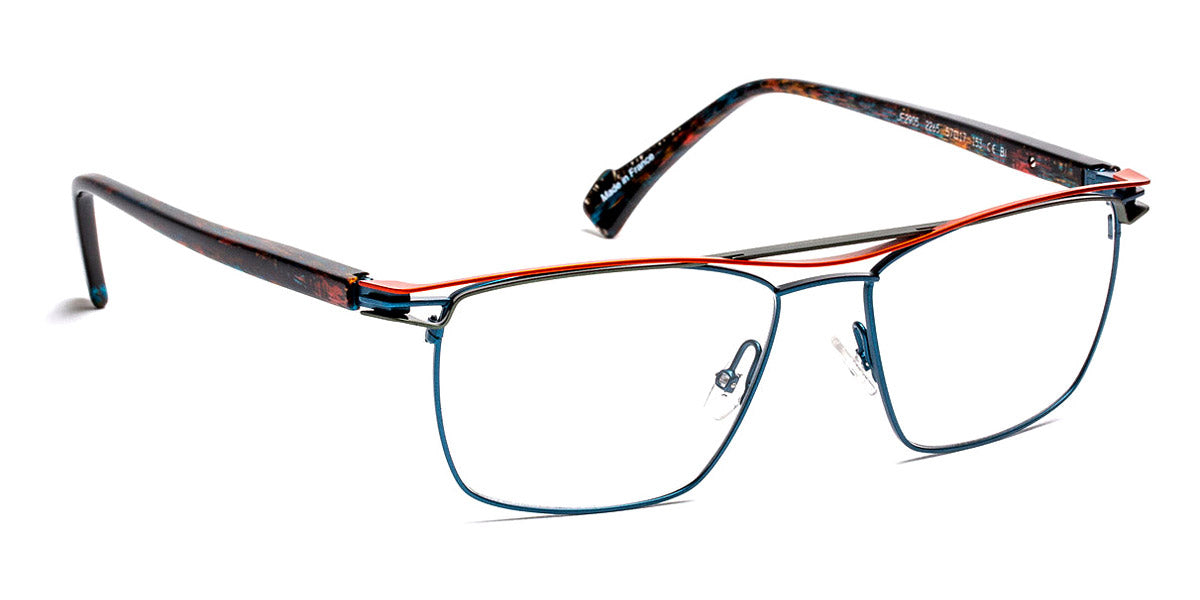 J.F. Rey® JF2905 JR JF2905 2265 57 - 2265 Steel Blue/Orange/Mastic Eyeglasses