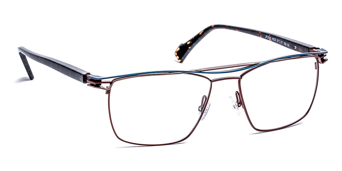 J.F. Rey® JF2905 JR JF2905 9025 57 - 9025 Brown/Blue/Ruthenium Eyeglasses