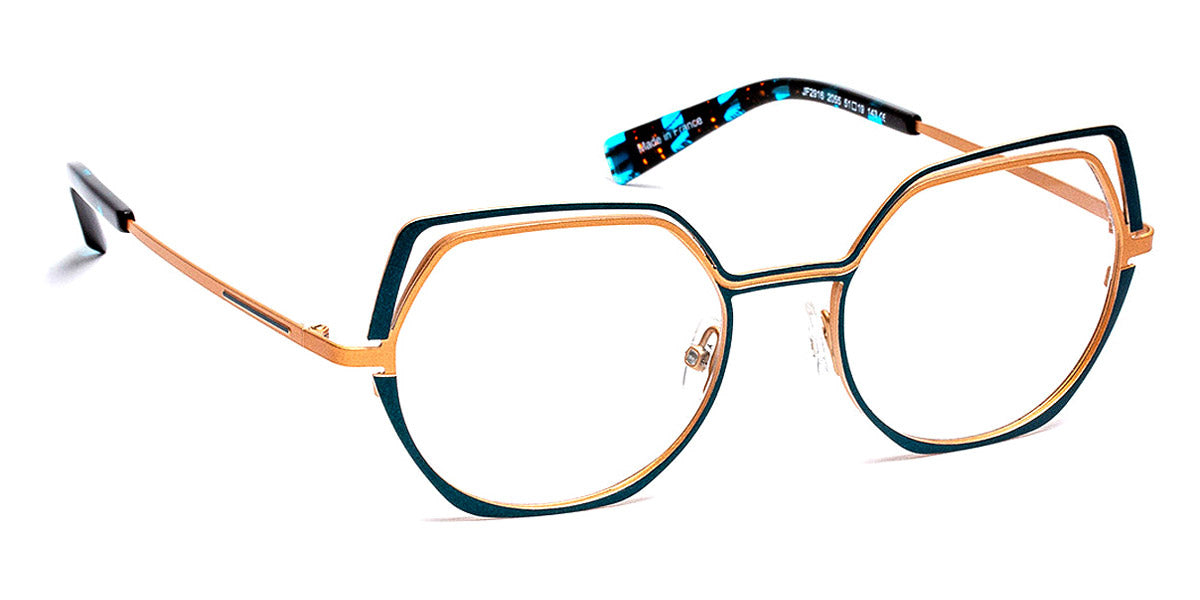 J.F. Rey® JF2916 JR JF2916 2055 51 - 2055 Blue/Pink Gold Eyeglasses