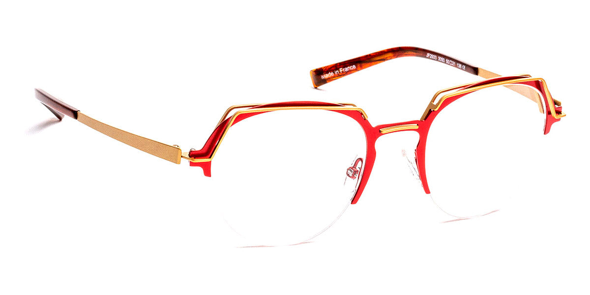 J.F. Rey® JF2933 JR JF2933 3050 50 - 3050 Red/Yellow Gold Eyeglasses