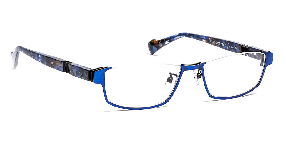 J.F. Rey® JF2936 JR JF2936 2500 55 - 2500 Blue/Shiny Black Eyeglasses