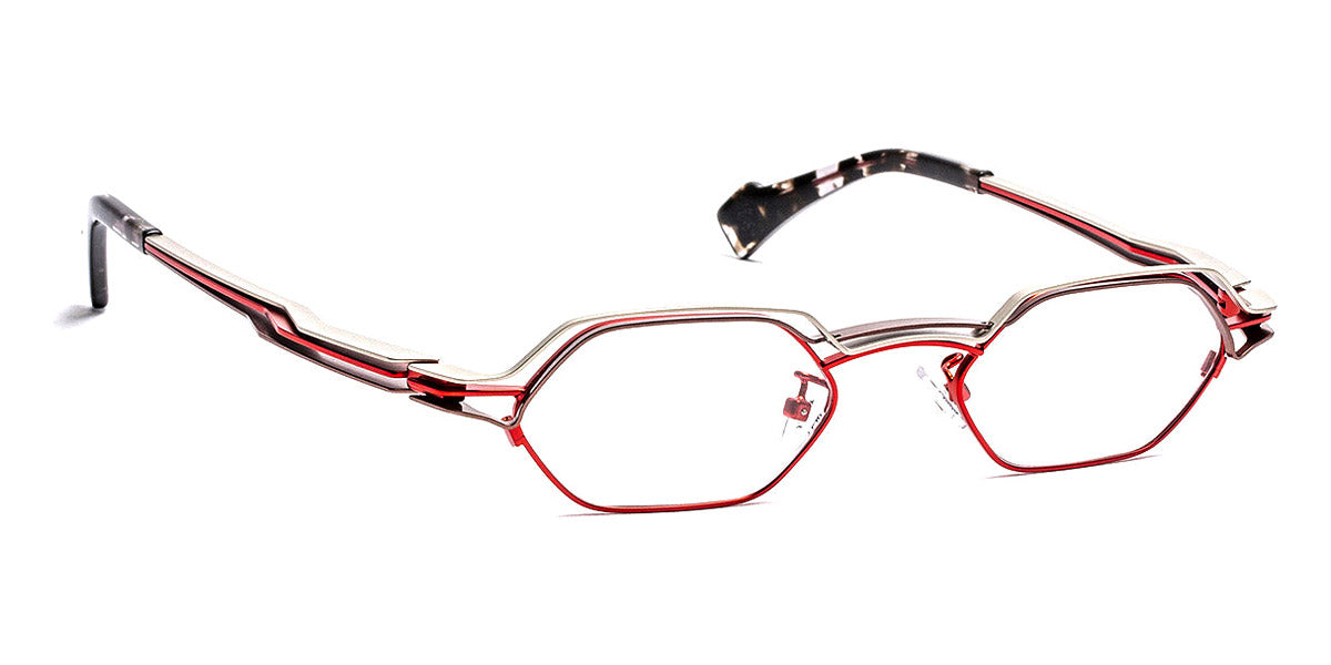 J.F. Rey® JF2937 JR JF2937 3090 48 - 3090 Red/Silver/Nuts Eyeglasses