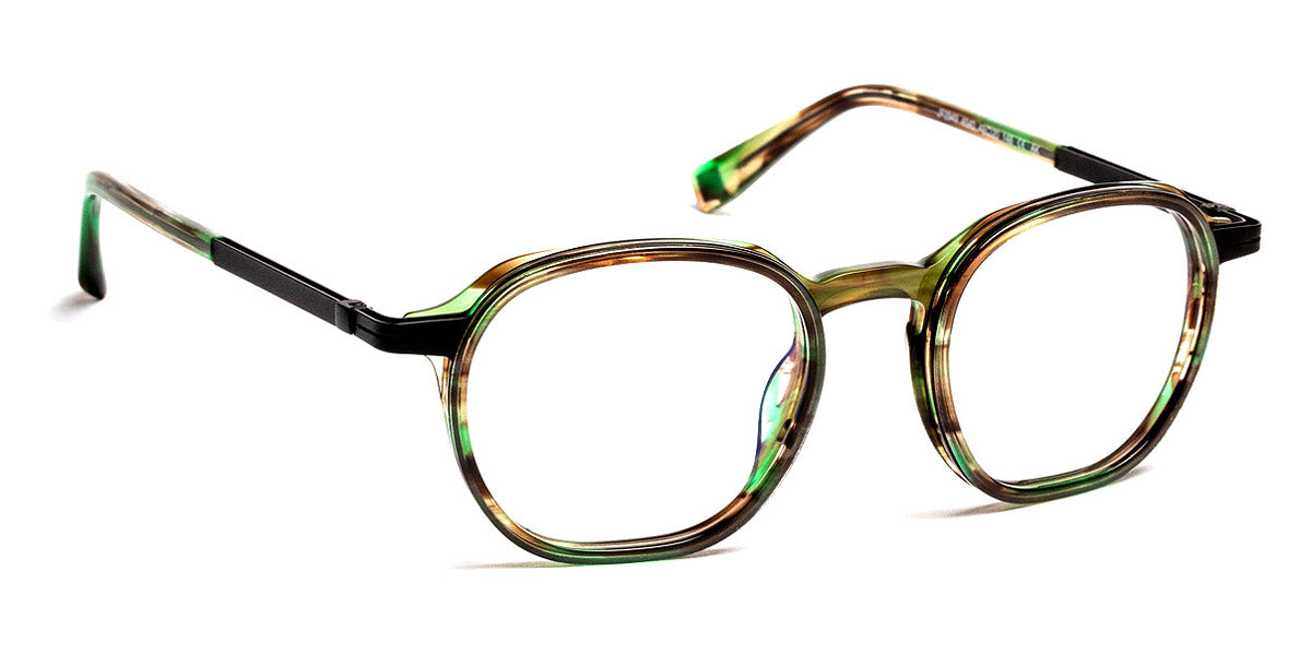 J.F. Rey® JF2949 JR JF2949 4540 49 - 4540 Demi Green/Satin Black Eyeglasses