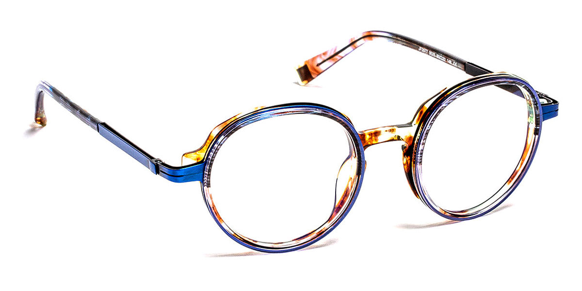 J.F. Rey® JF2977 JR JF2977 9525 50 - 9525 Demi Striped/Blue Eyeglasses