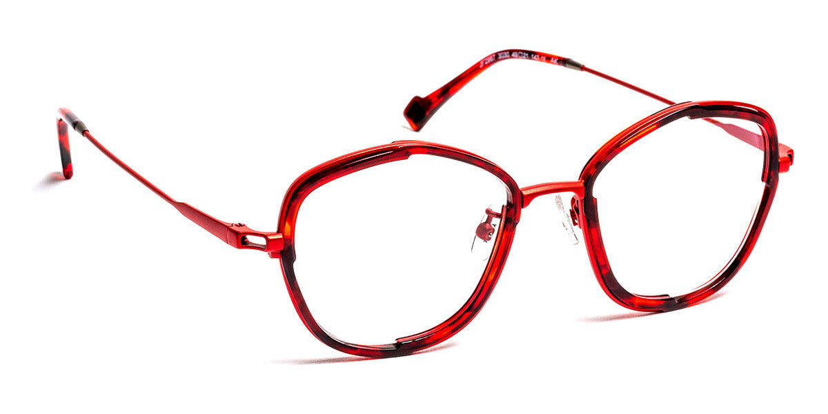 J.F. Rey® JF2987 JR JF2987 3030 49 - 3030 Red Burlat Eyeglasses