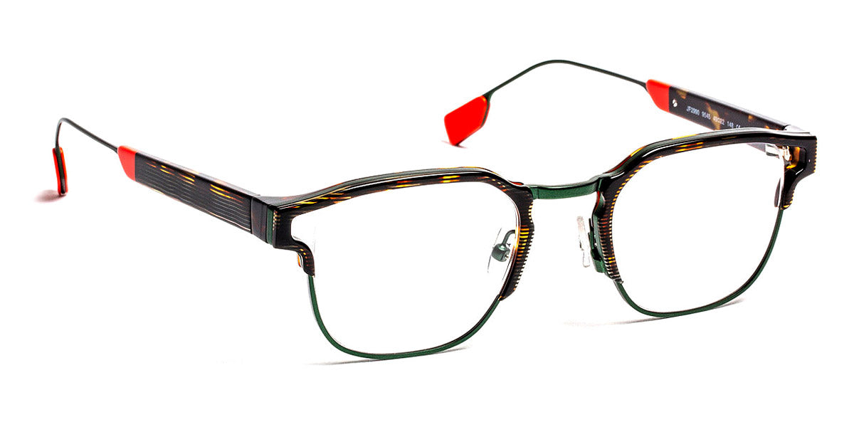 J.F. Rey® JF2990 JR JF2990 9545 49 - 9545 Demi/Green Blue/Orange Red Eyeglasses