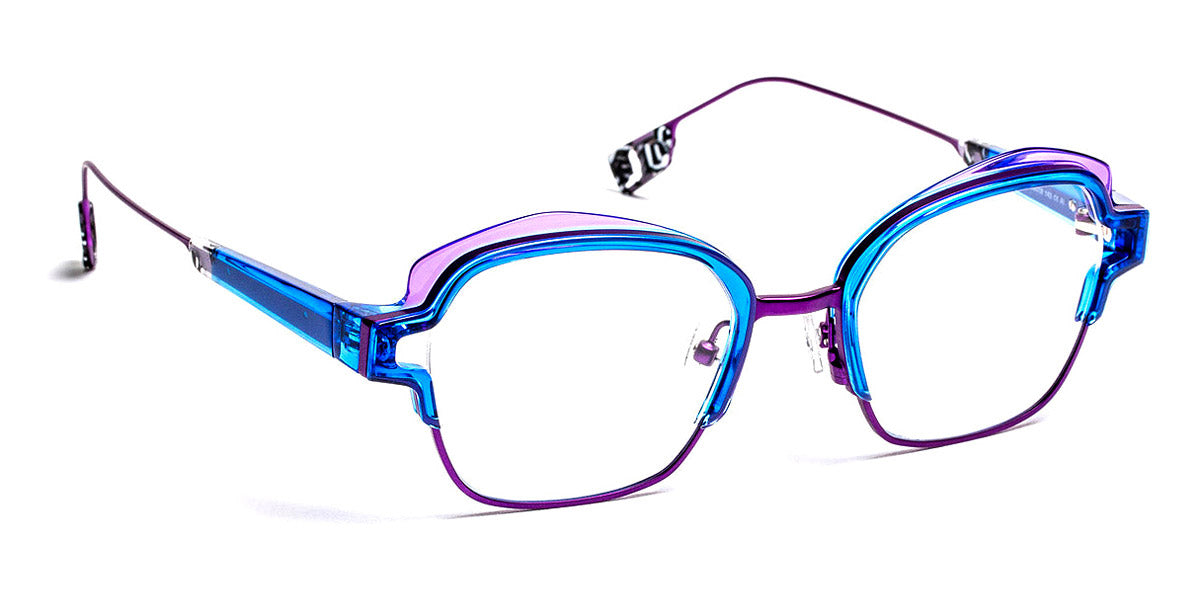 J.F. Rey® JF2992 JR JF2992 2070 50 - 2070 Blue/Purple/Fuchsia Eyeglasses