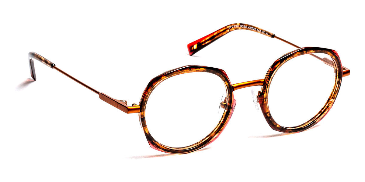 J.F. Rey® JF2994 JR JF2994 9030 48 - 9030 Demi/Red/Copper Eyeglasses