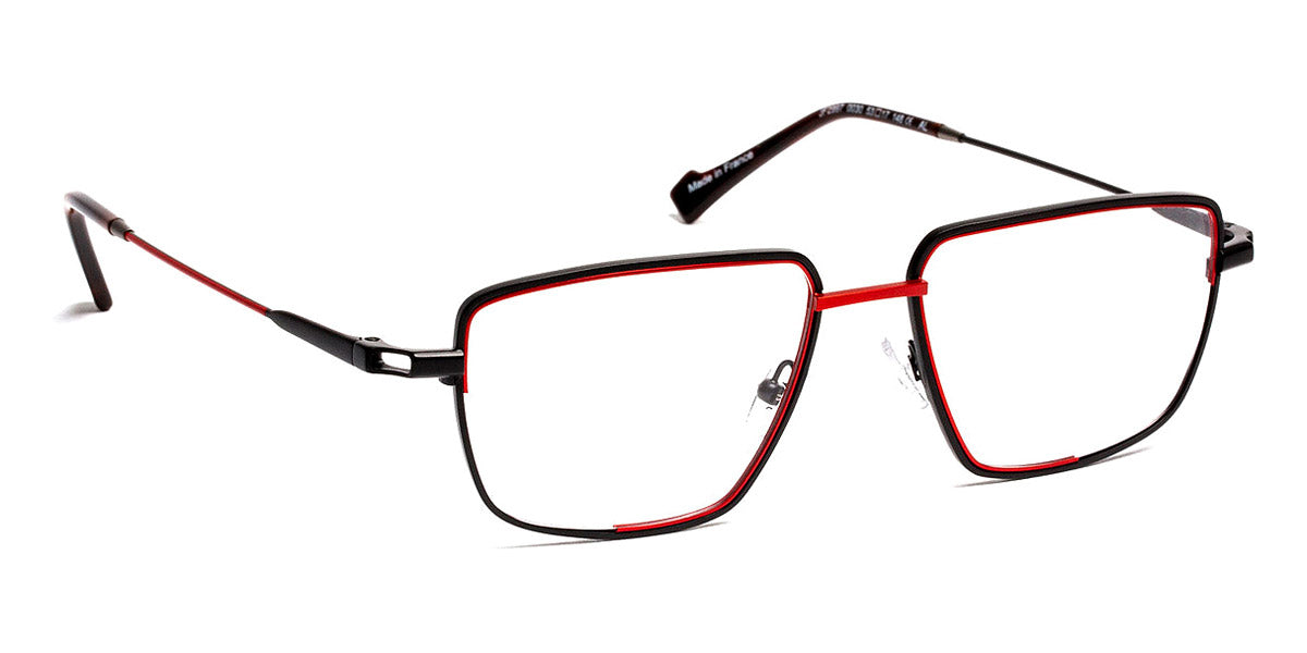 J.F. Rey® JF2997 JR JF2997 0030 53 - 0030 Black/Red Eyeglasses