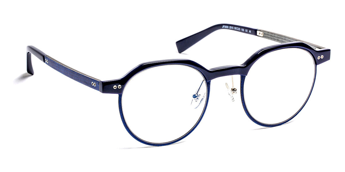 J.F. Rey® JF3000 JR JF3000 2510 50 - 2510 Blue/Fiber Glasses Blue/Silver Eyeglasses