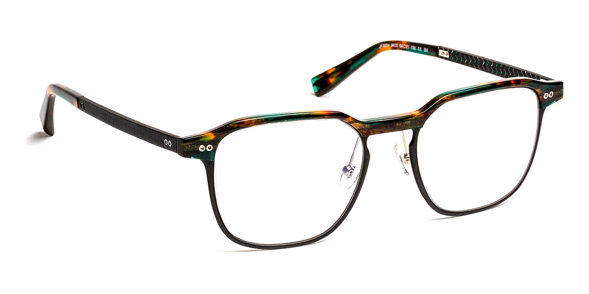 J.F. Rey® JF3004 JR JF3004 9400 54 - 9400 Demi Green/Carbon Eyeglasses