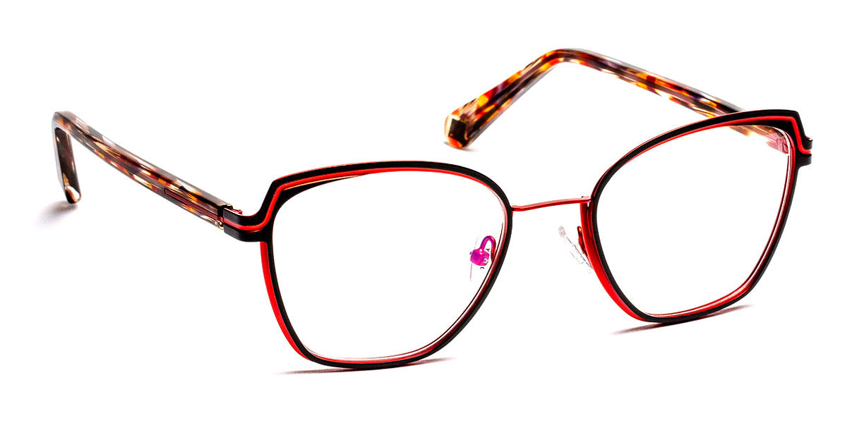 J.F. Rey® JF3006 JR JF3006 0030 52 - 0030 Black/Red Eyeglasses