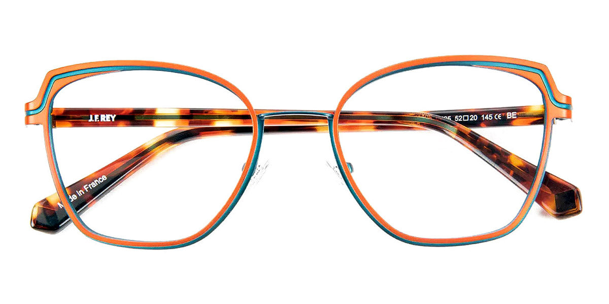 J.F. Rey® JF3006 JR JF3006 6525 52 - 6525 Orange/Blue Eyeglasses