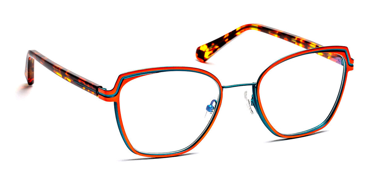 J.F. Rey® JF3006 JR JF3006 6525 52 - 6525 Orange/Blue Eyeglasses