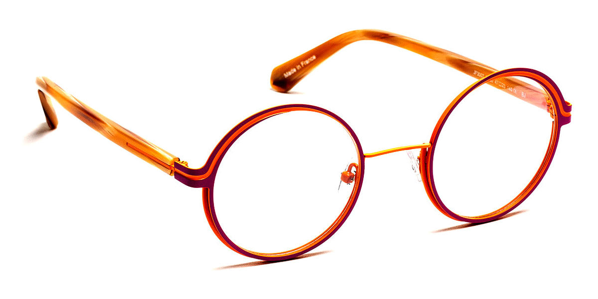 J.F. Rey® JF3007 JR JF3007 7560 47 - 7560 PURPLE / ORANGE Eyeglasses