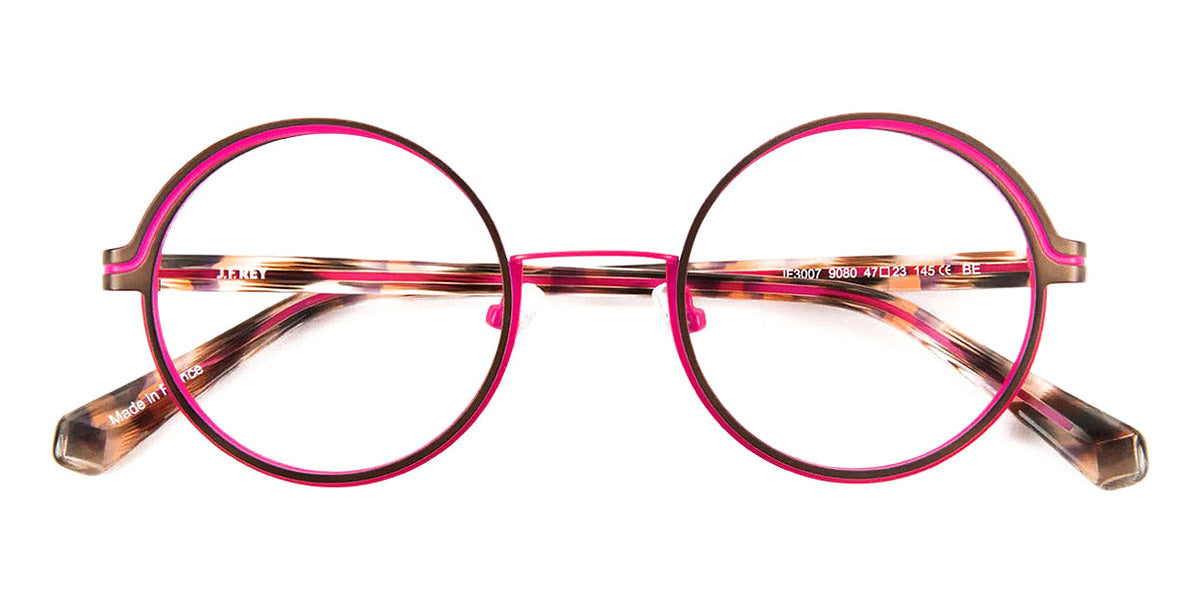 J.F. Rey® JF3007 JR JF3007 9080 47 - 9080 Brown/Pink Eyeglasses