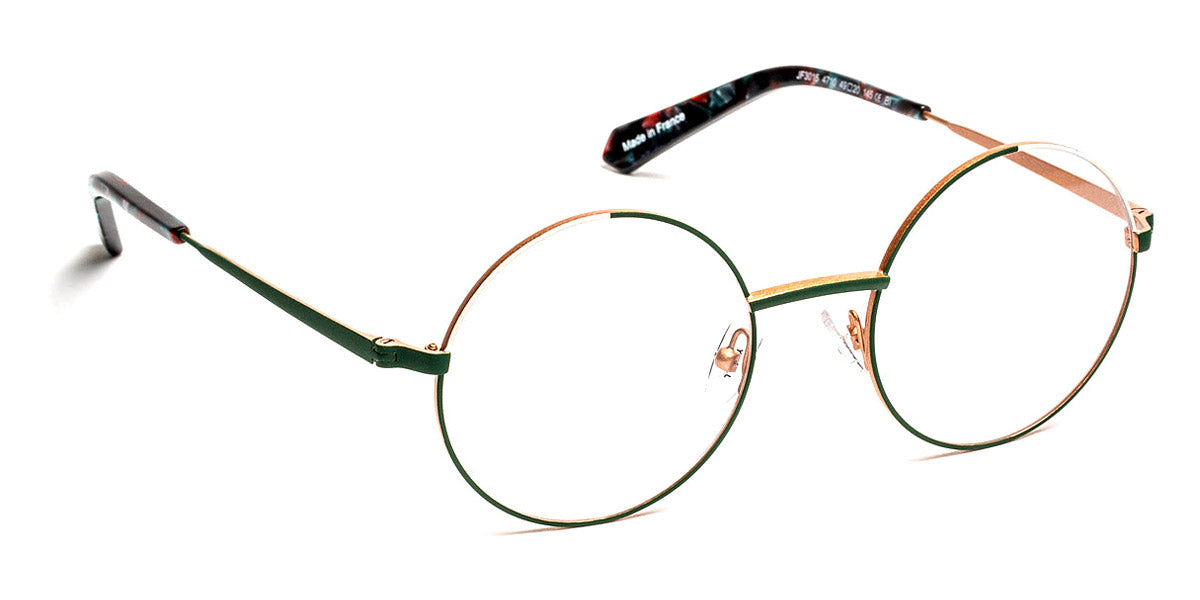 J.F. Rey® JF3015 JR JF3015 4710 49 - 4710 Green Pine/White Eyeglasses