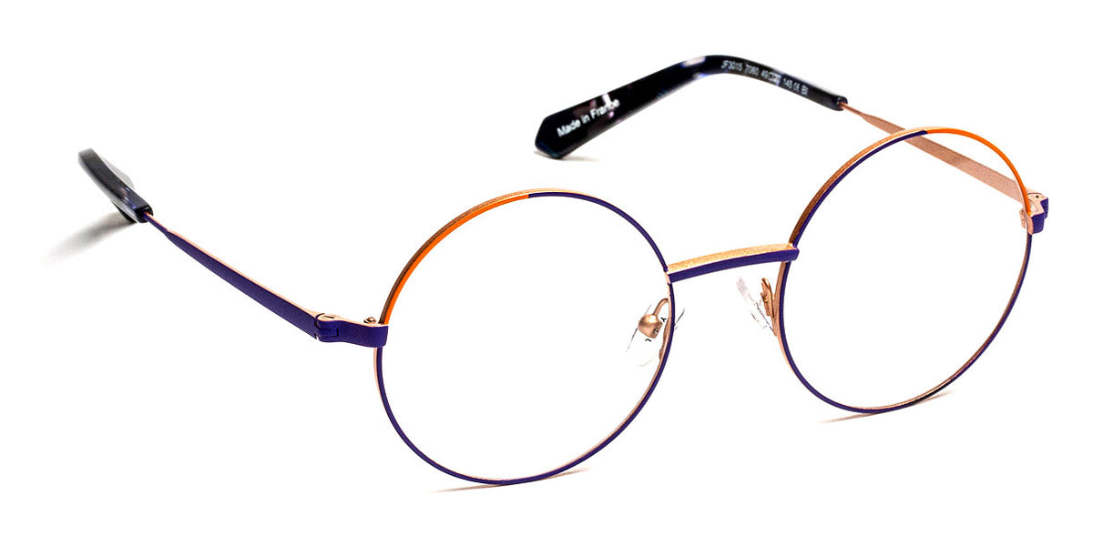 J.F. Rey® JF3015 JR JF3015 7060 49 - 7060 Purple/Orange Eyeglasses