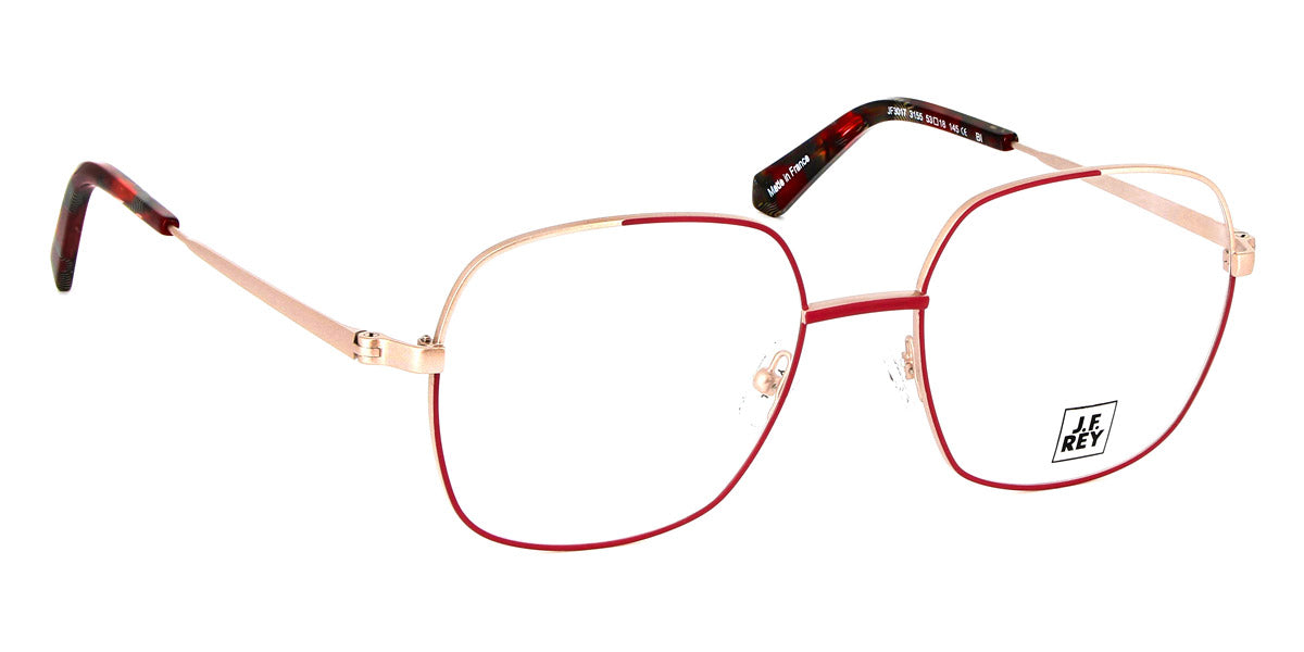 J.F. Rey® Jf3017 JR JF3017 3155 53 - 3155 Red / Pink Gold Eyeglasses