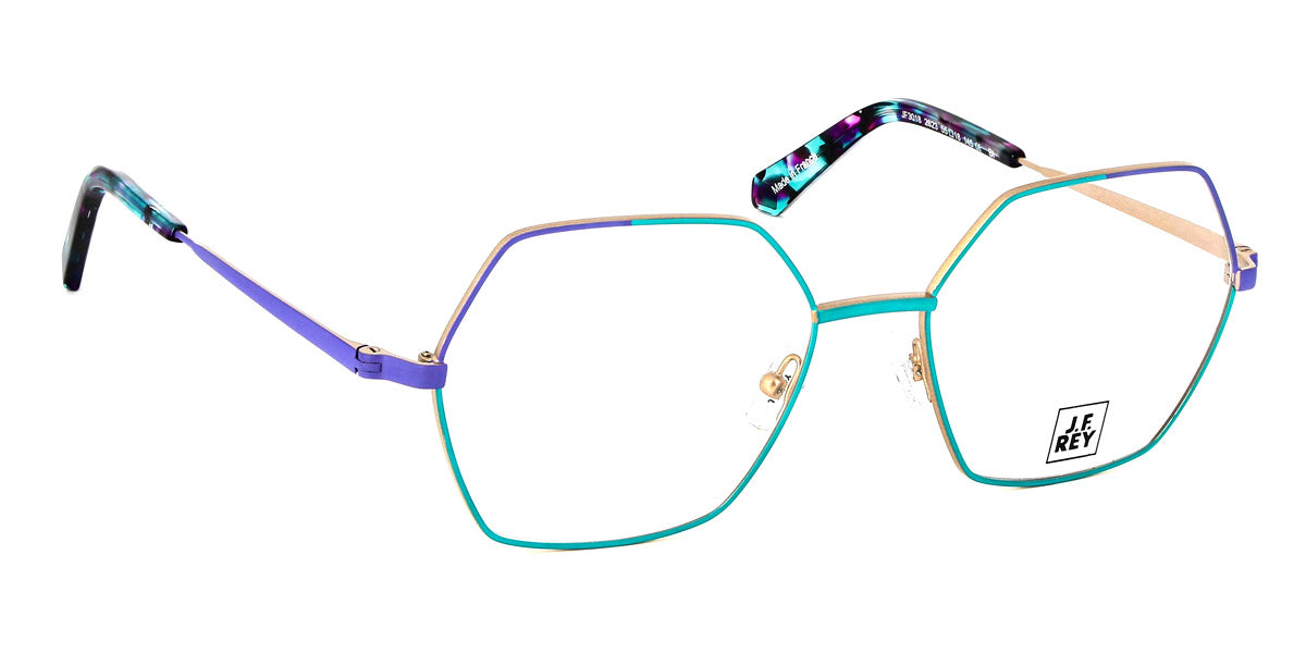 J.F. Rey® Jf3018 JR JF3018 2623 55 - 2623 Blue / Lavender Eyeglasses