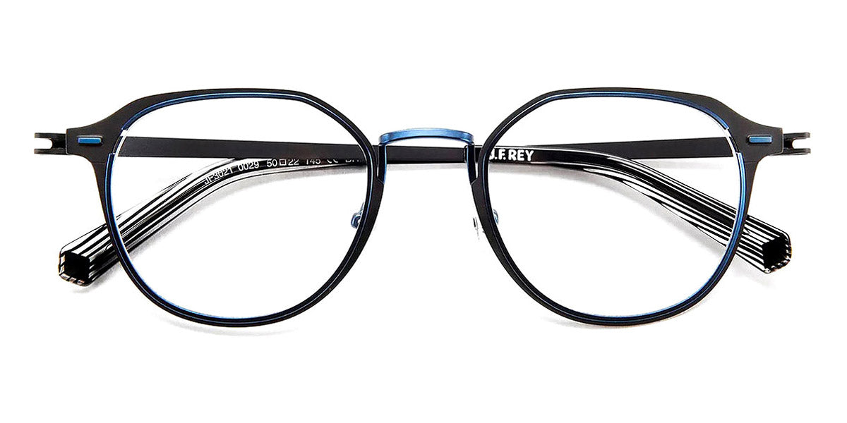 J.F. Rey® JF3021 JR JF3021 0029 50 - 0029 Black/Blue Jean Eyeglasses