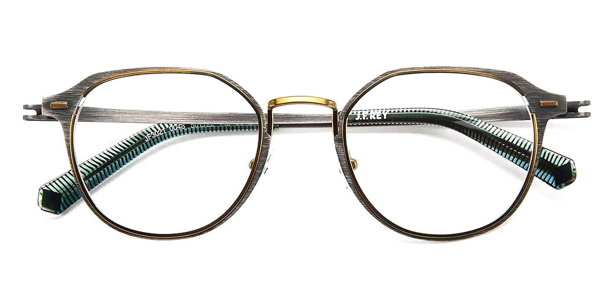 J.F. Rey® JF3021 JR JF3021 0048 50 - 0048 Black Brushed/Bronze Eyeglasses