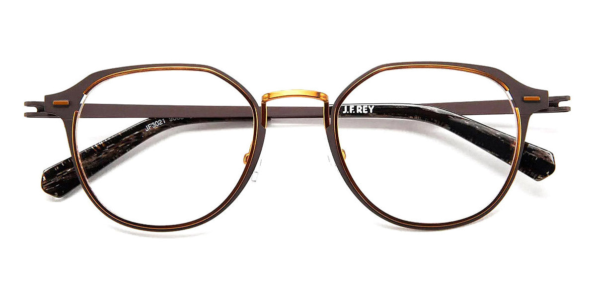 J.F. Rey® JF3021 JR JF3021 9068 50 - 9068 Brown/Orange Eyeglasses