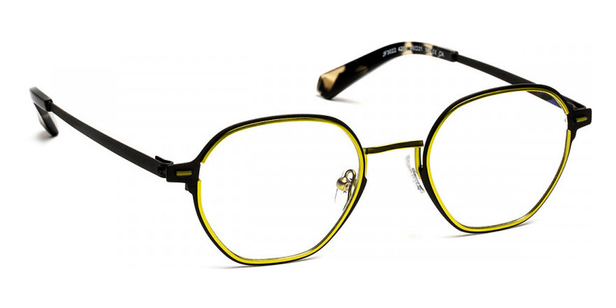 J.F. Rey® Jf3022 JR JF3022 4200 48 - 4200 Matte Gunmetal/Green Eyeglasses