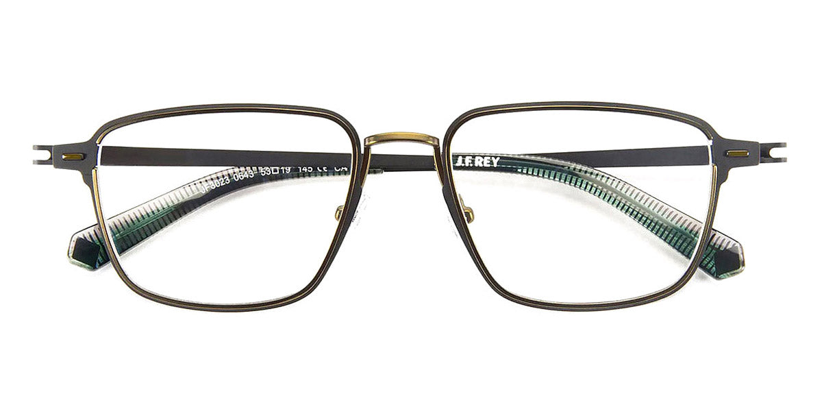 J.F. Rey® JF3023 JR JF3023 0643 53 - 0643 Matte Black/Khaki Eyeglasses