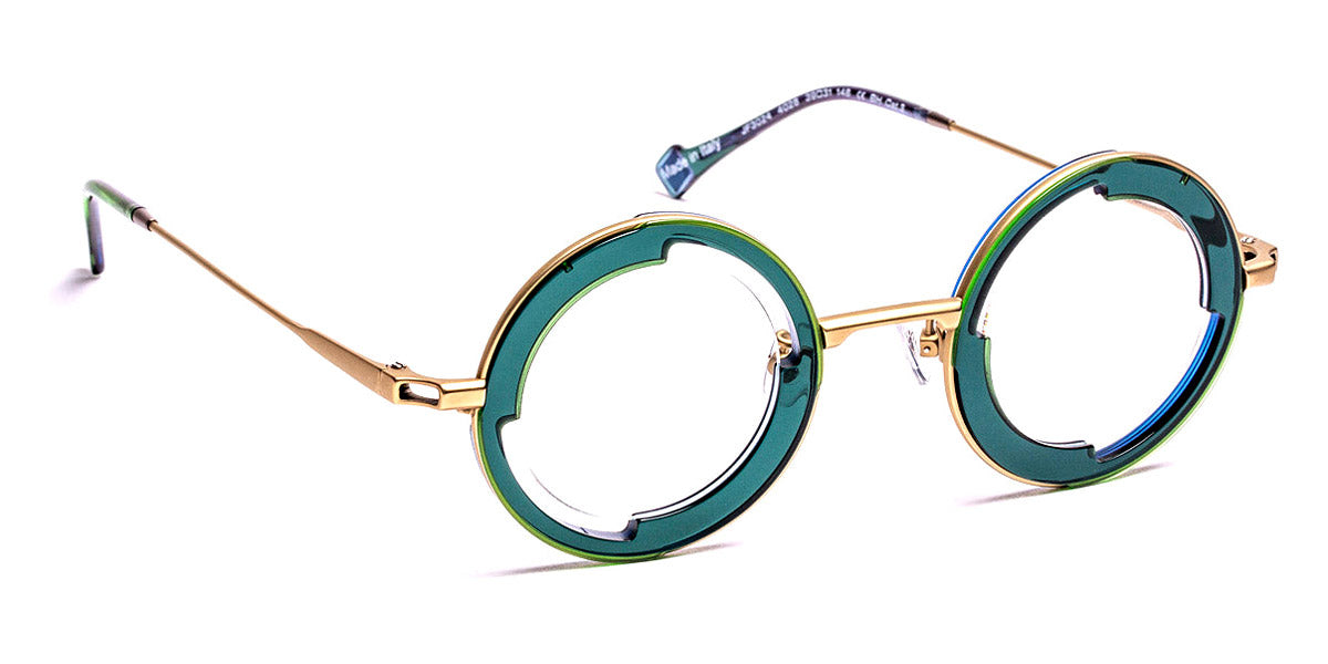 J.F. Rey® JF3024 JR JF3024 4028 39 - 4028 Green/Gold Japan Eyeglasses