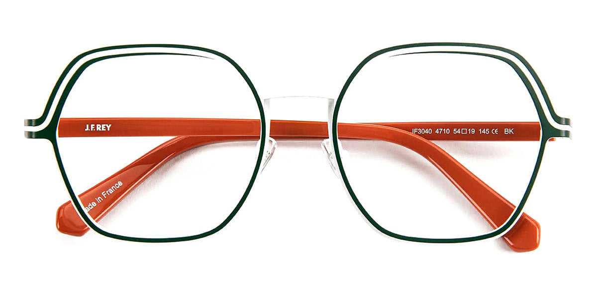 J.F. Rey® JF3040 JR JF3040 4710 54 - 4710 Green/White Eyeglasses