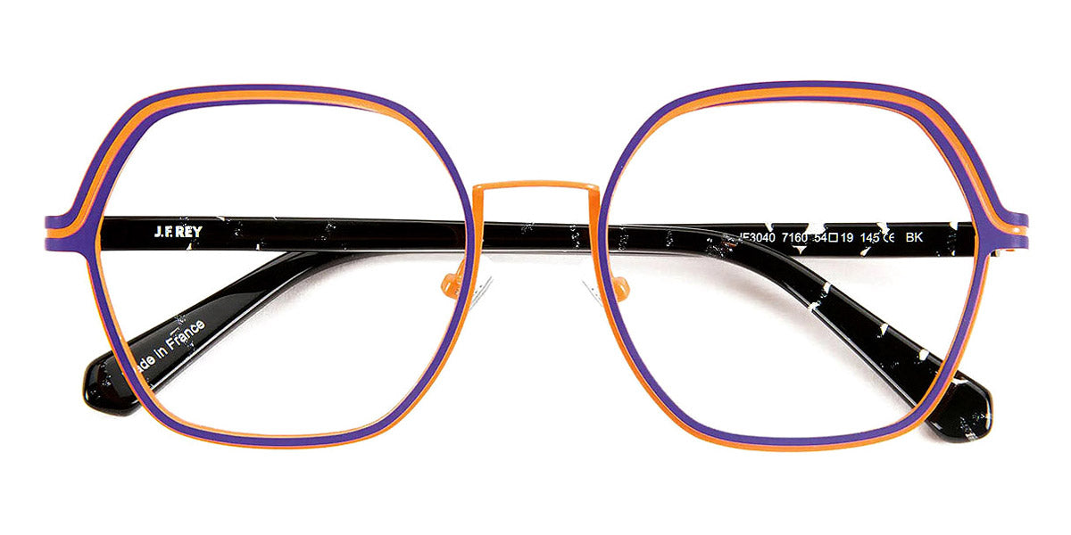 J.F. Rey® JF3040 JR JF3040 7160 54 - 7160 Purple/Orange Eyeglasses