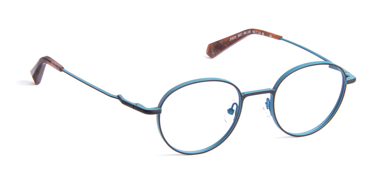 J.F. Rey® Jf3079 JR JF3079 0827 48 - 0827 Black / Blue Mineral Eyeglasses