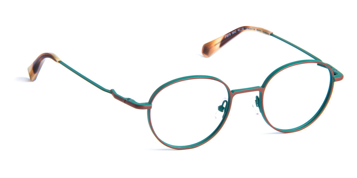 J.F. Rey® Jf3079 JR JF3079 9840 48 - 9840 Brown / Green Peacock Eyeglasses