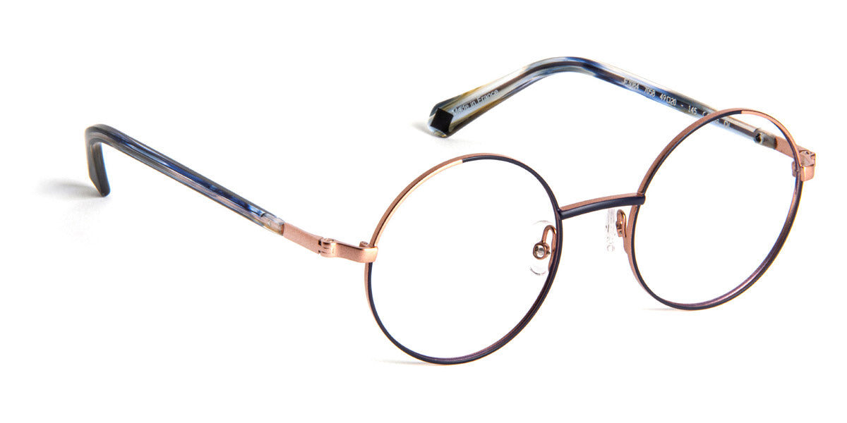 J.F. Rey® Jf3084 JR JF3084 7058 49 - 7058 Plum / Gold Pink Eyeglasses